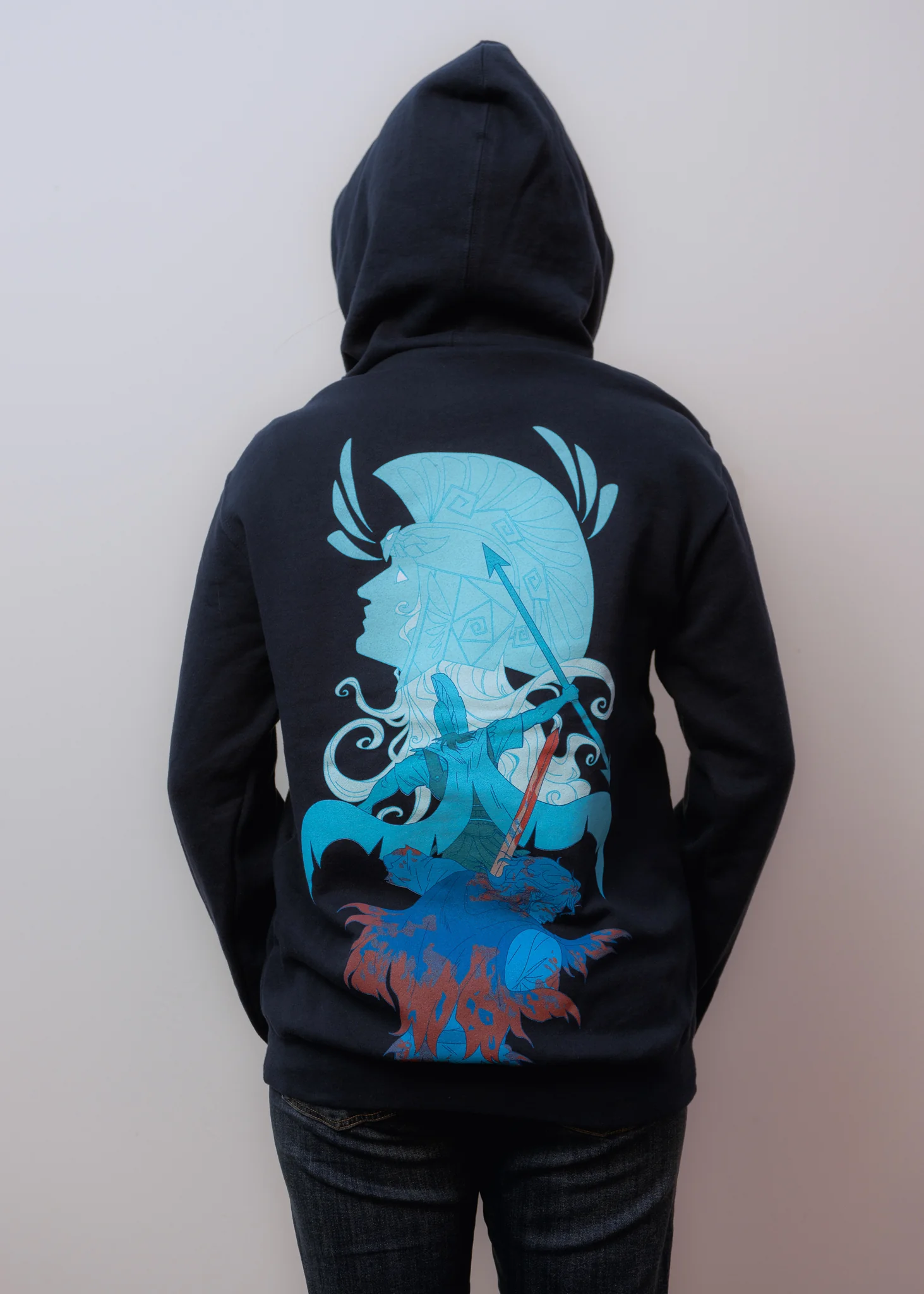 Warrior of the Mind Zip Hoodie - Image 5
